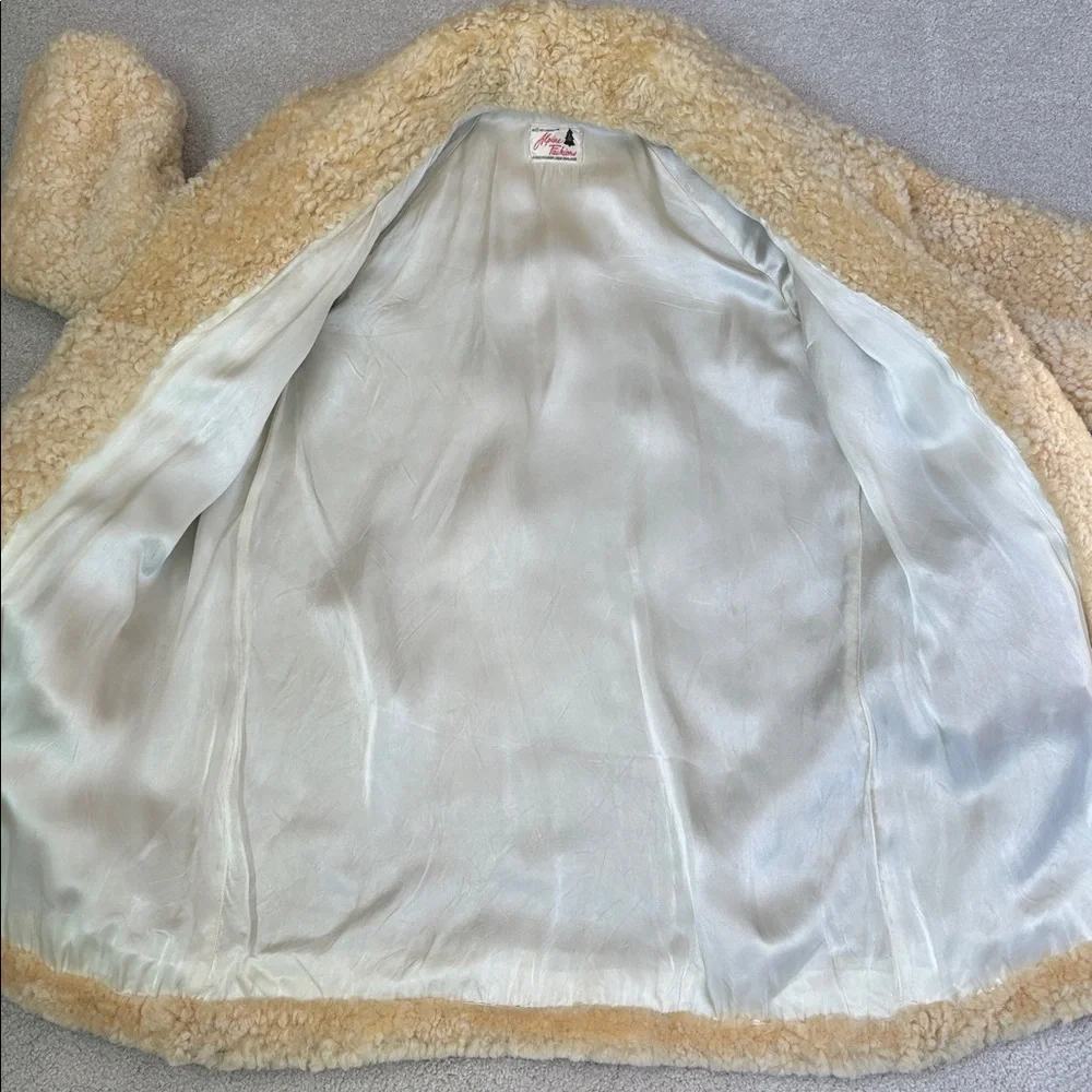Vintage 50’s Alpine New Zealand Lambswool Sheepskin Sherpa Jacket Womens Small‎